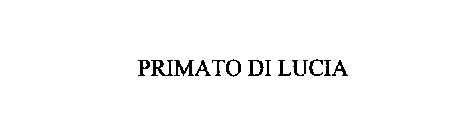 PRIMATO DI LUCIA