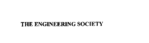 THE ENGINEERING SOCIETY