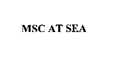MSC AT SEA