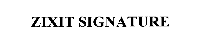 ZIXIT SIGNATURE