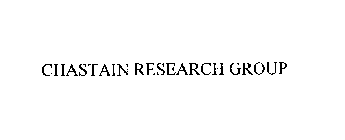 CHASTAIN RESEARCH GROUP