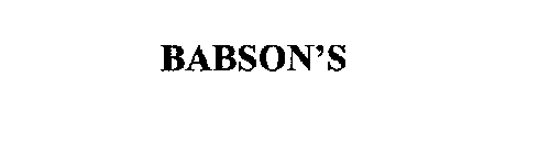 BABSON'S