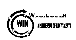 WIN WORKERS IN TRANSITION A PARTNERSHIPOF MANY TALENTS