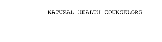 NATURAL HEALTH COUNSELORS