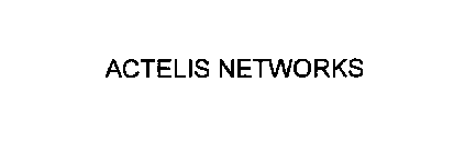 ACTELIS NETWORKS