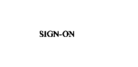 SIGN-ON