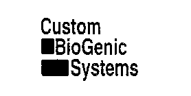 CUSTOM BIOGENIC SYSTEMS