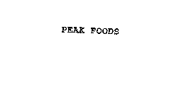 PEAK FOODS