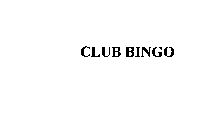 CLUB BINGO