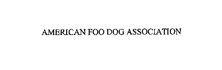 AMERICAN FOO DOG ASSOCIATION