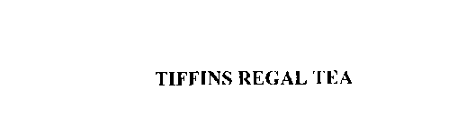 TIFFINS REGAL TEA