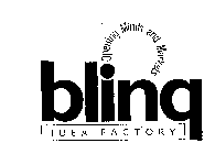 BLINQ IDEA FACTORY OPENING MINDS AND MARKETS