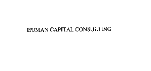 HUMAN CAPITAL CONSULTING