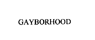 GAYBORHOOD