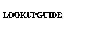 LOOKUPGUIDE