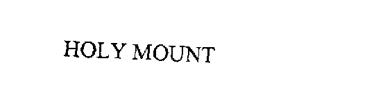 HOLY MOUNT