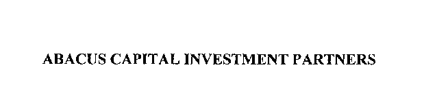ABACUS CAPITAL INVESTMENT PARTNERS