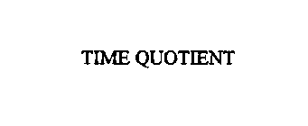 TIME QUOTIENT