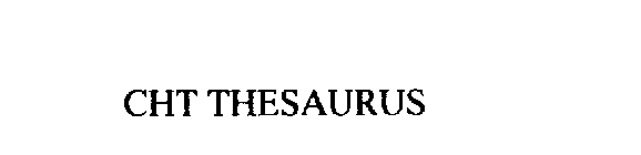 CHT THESAURUS