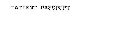 PATIENT PASSPORT