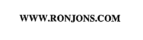 WWW.RONJONS.COM