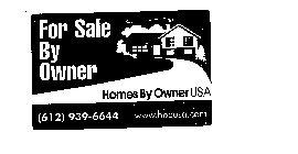 FOR SALE BY OWNER HOMES BY OWNER USA WWW.HBOUSA.COM