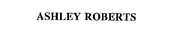 ASHLEY ROBERTS