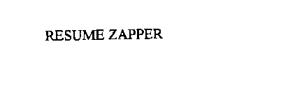 RESUME ZAPPER
