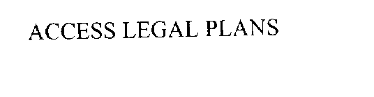 ACCESS LEGAL PLANS