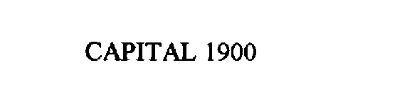 CAPITAL 1900