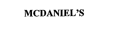 MCDANIEL'S