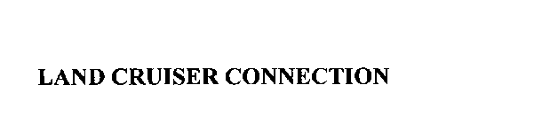 LAND CRUISER CONNECTION