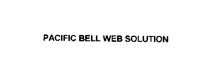 PACIFIC BELL WEB SOLUTION