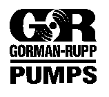 G R GORMAN-RUPP PUMPS