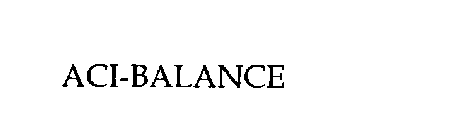 ACI-BALANCE