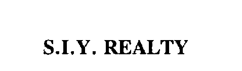 S.I.Y. REALTY