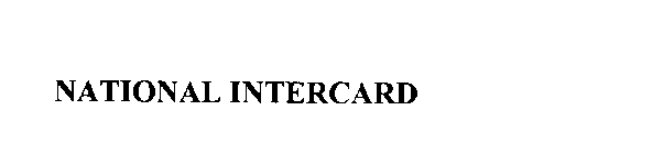 NATIONAL INTERCARD