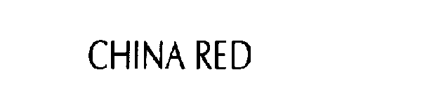 CHINA RED
