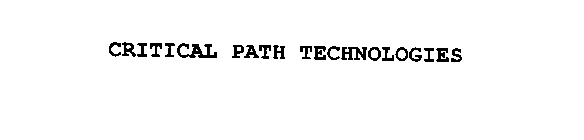 CRITICAL PATH TECHNOLOGIES