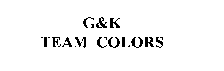 G&K TEAM COLORS