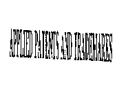 APPLIED PATENTS AND TRADEMARKS