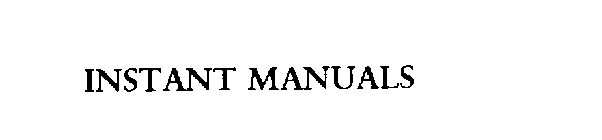 INSTANT MANUALS