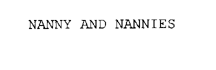NANNY AND NANNIES