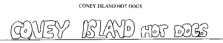 CONEY ISLAND HOT DOGS