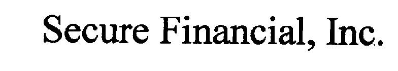 SECURE FINANCIAL, INC.