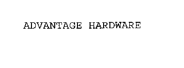 ADVANTAGE HARDWARE