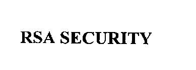 RSA SECURITY