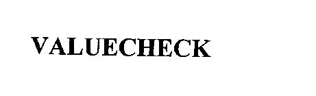 VALUECHECK