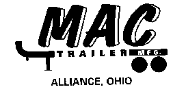 MAC TRAILER MFG. ALLIANCE, OHIO