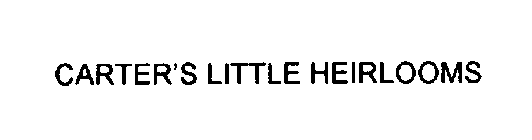 CARTER'S LITTLE HEIRLOOMS